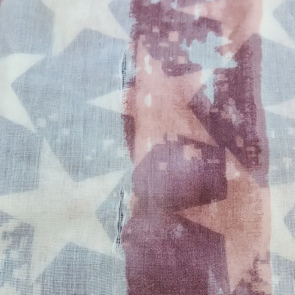 🔺️American Flag Print Semi Sheer Scarf/Wrap